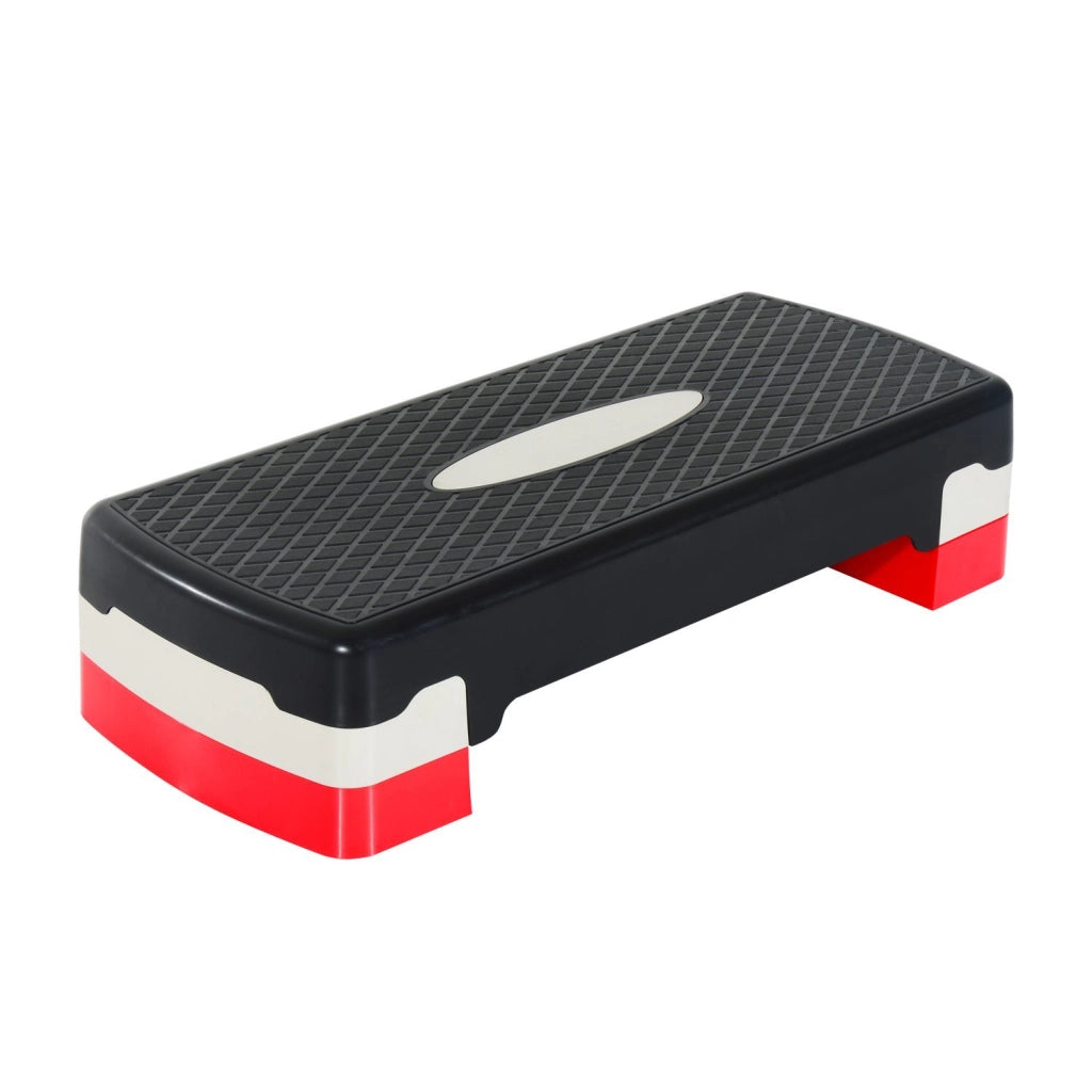 Step Fitness Aerobica ¨C Minimal ¨C Regolabile 10/15 cm 150 kg 68x29x15 cm Nero Rosso
