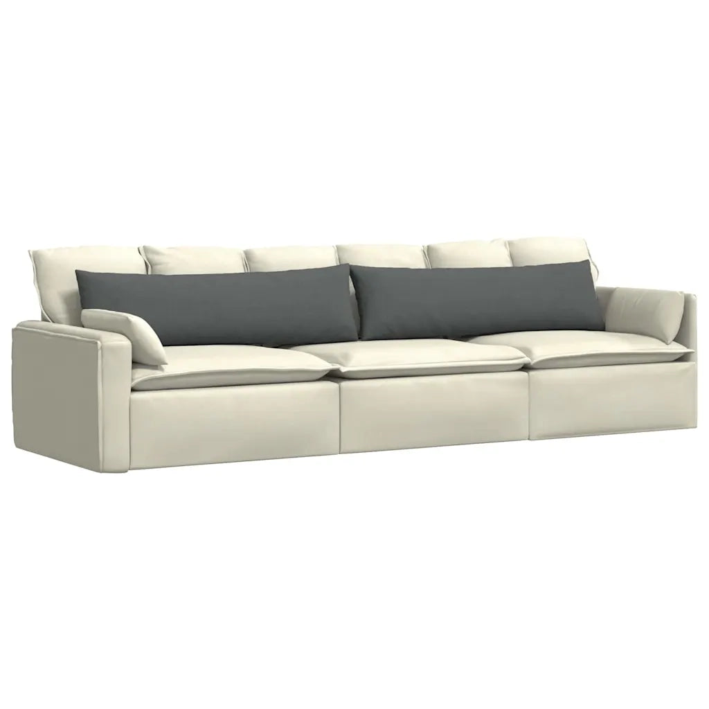 Cuscini da Divano 2 pcs Grigio scuro 145 x 40 cm Tessuto