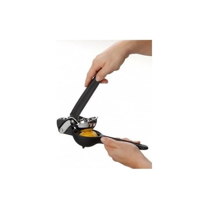WMF 06.4690.6210 Top Tools Spremiagrumi Manuale in Acciaio Inox 18-10 e Plastica Resistente con Manici Ergonomici e Superficie Antiscivolo colore Nero