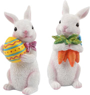 Decorazioni di Pasqua - Cagnolino Decorazione - 2 Pezzi Decorazioni di Pasqua - Figurine con Radice e Uovo - Decorazione di Pasqua in Cera - Cagnolino per Decorazione di Primavera - Decorazione di Ufficio di Pasqua