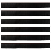 Spazzole per porte autoadesive 6 pz Marrone 100 cm CFW5102304
