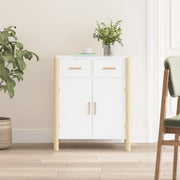 Credenza-Buffet-Armadio da cucina Bianca 62x38x75 cm in Legno Multistrato