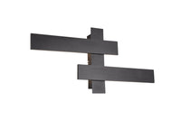 Applique da Interno a LED in Metallo Nero Opaco