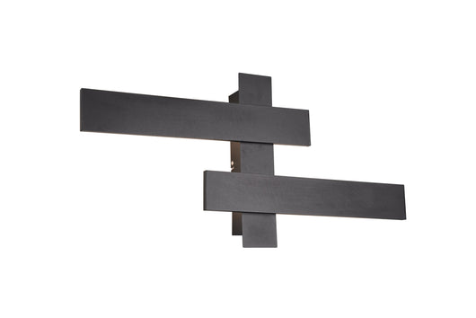 Applique da Interno a LED in Metallo Nero Opaco