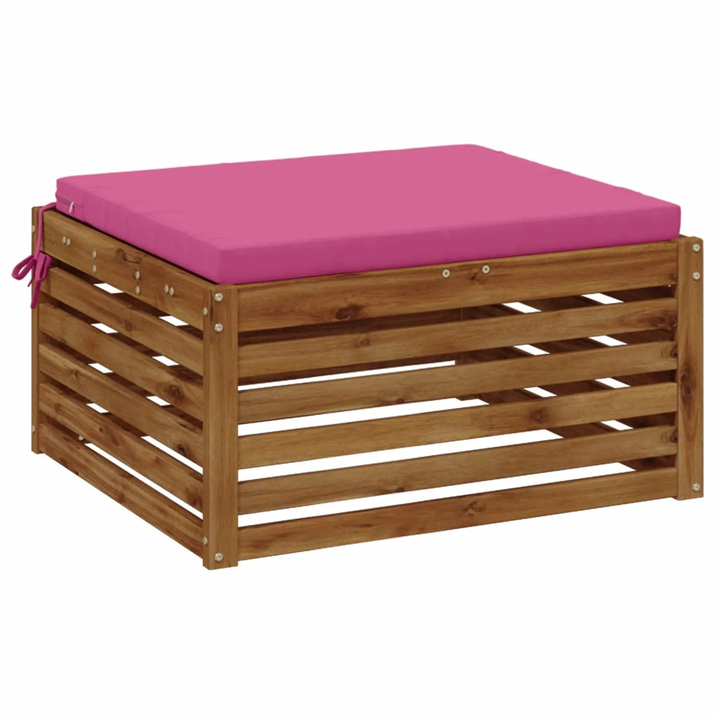Cuscino per Sedia in Unico Pezzo SOEST 100% Poliestere Rosa 945039