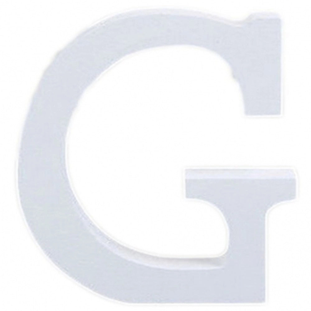 Trade Shop - Lettere Alfabeto Lettera G In Legno Bianco H 11 Cm Decorazione Arredo Wedding -