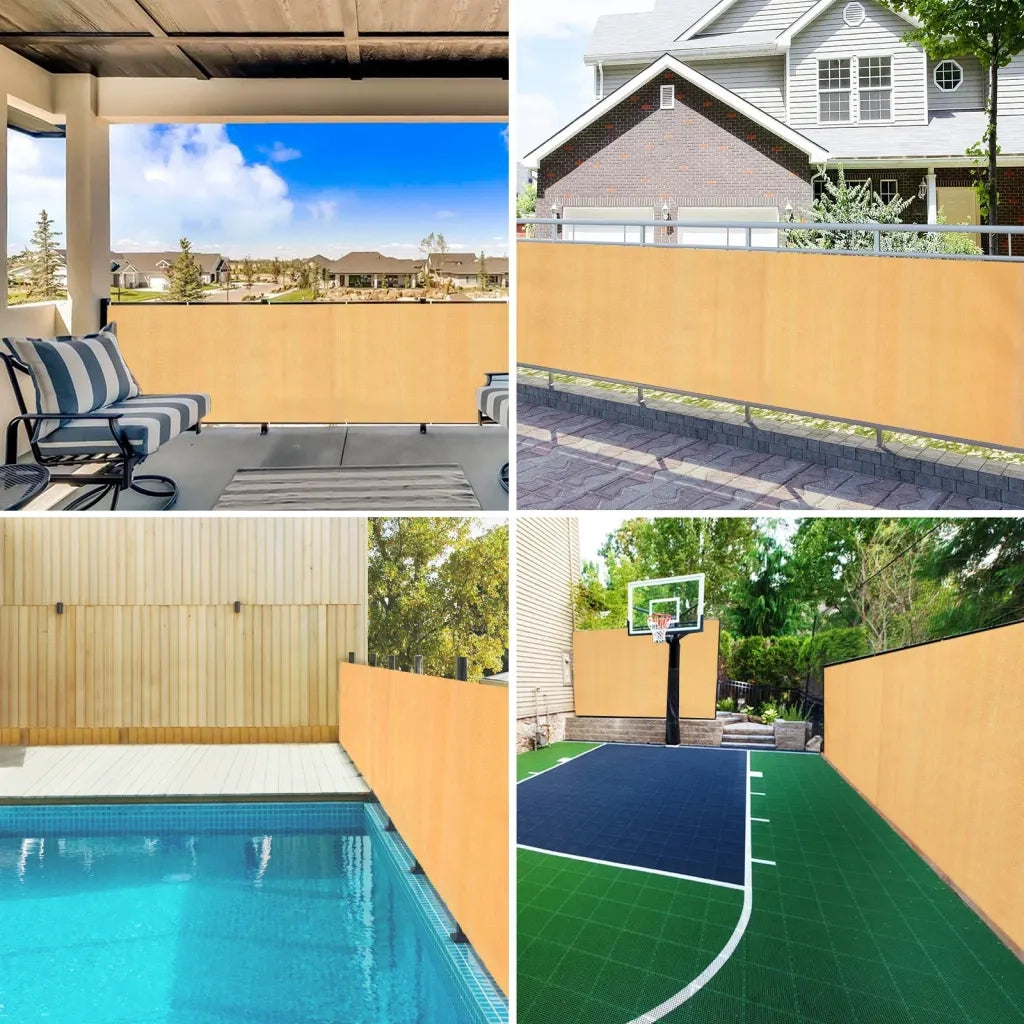 Rete per Privacy Sabbia 1,5x25 m in HDPE 150 g/mÂ²