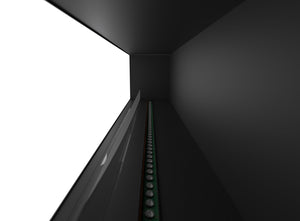 Camino a Vapore Elettrico da Incasso 220x45(64,8)x40 cm Invapo Inside con Ricarica Automatica e LED RGB Nero