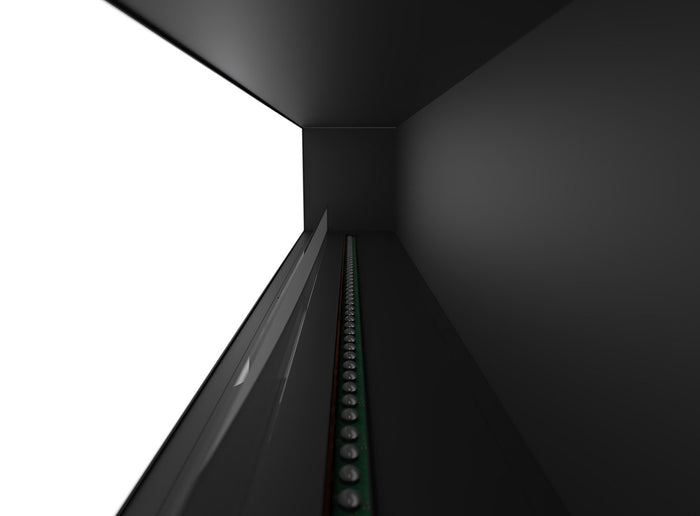 Camino a Vapore Elettrico da Incasso 220x45(64,8)x40 cm Invapo Inside con Ricarica Automatica e LED RGB Nero