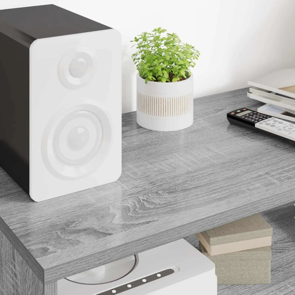Mobile TV 100 x 35 x 40 cm Grigio Sonoma Legno ingegnerizzato 8000313