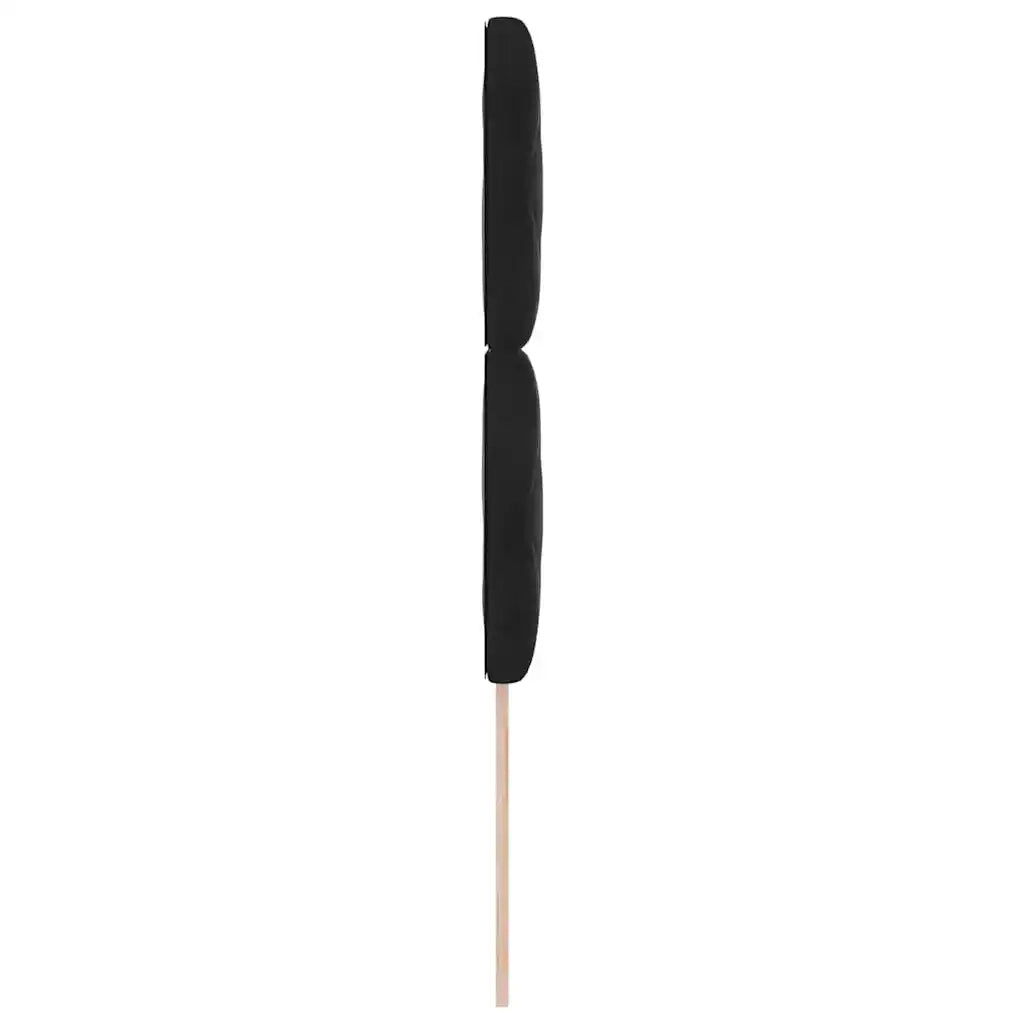 Testiera LED Nero 90 cm Velluto 3338497