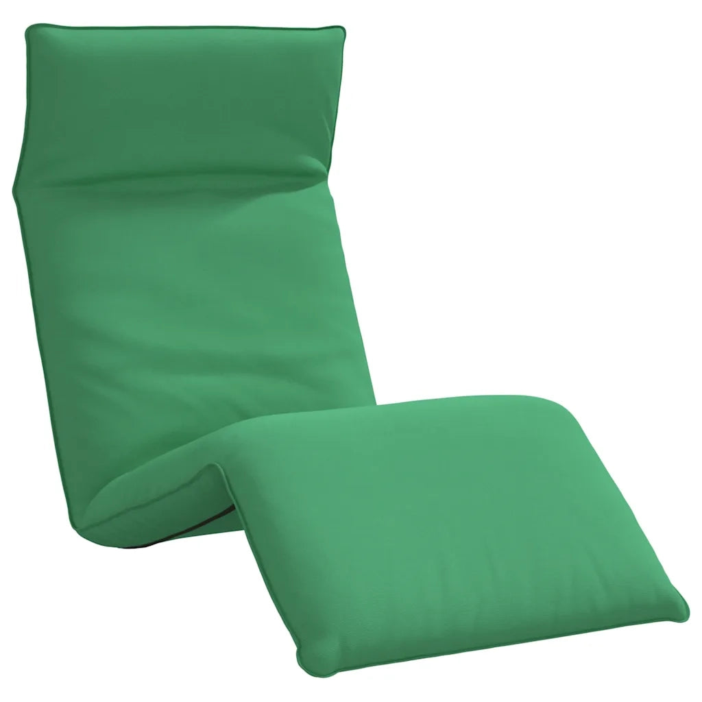 Lettino Pieghevole Verde 175x54x8,5 cm in Tessuto Oxford