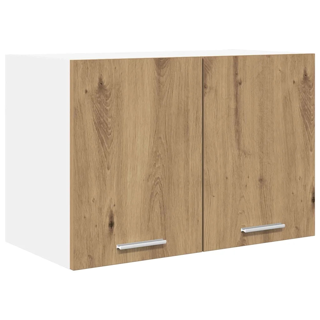Armadio pensile 2 pcs Rovere Artigiano e Bianco 60 x 31 x 40 cm 884177