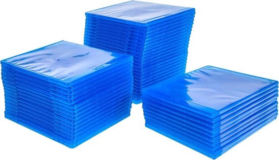 Scatola Blu Ray 1 Disco 50 pz Blu trasparente 39-50