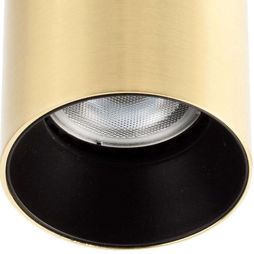 Faro Barcelona - Lampada plafoniera Stan GU10 max 5W - Metallo Verniciato, Installazione a Soffitto, lampadina esclusa - Oro