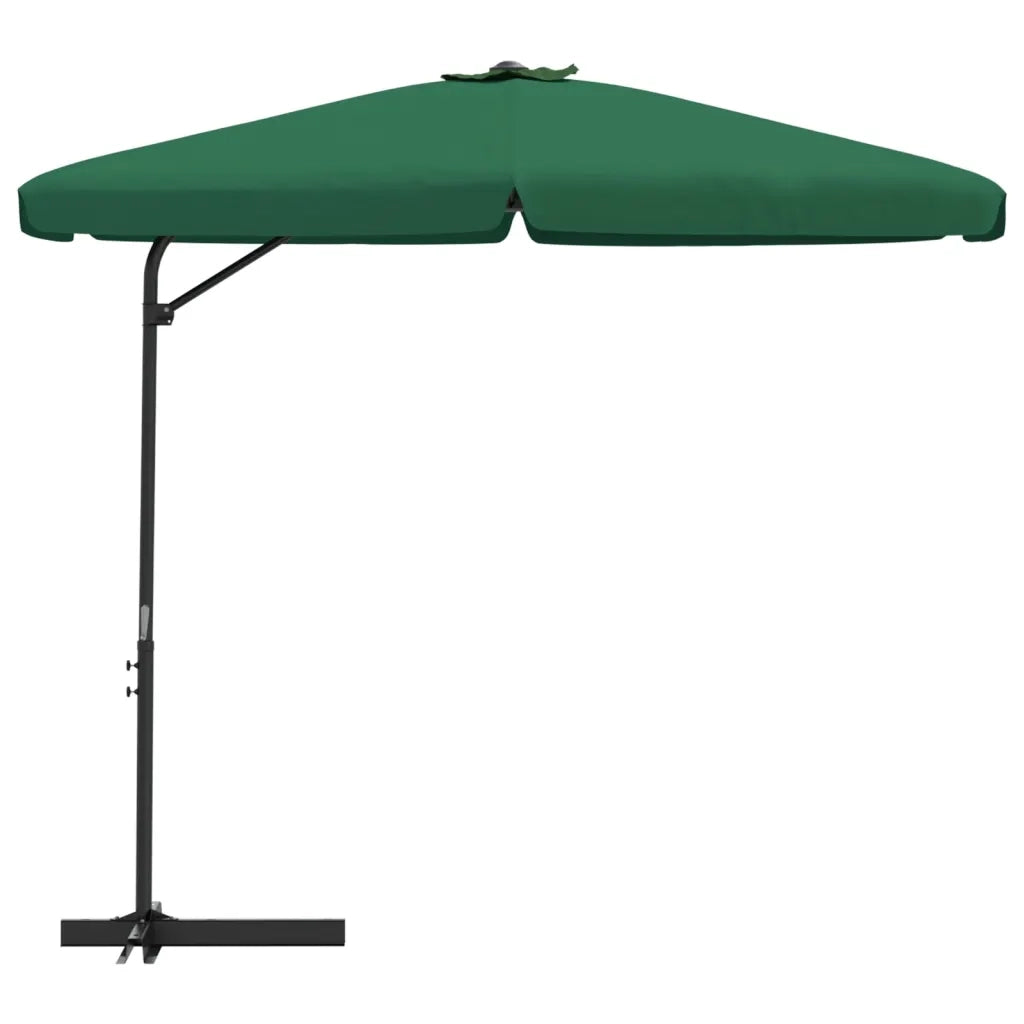 Ombrellone da Giardino con Palo in Acciaio 300 cm Verde 47312