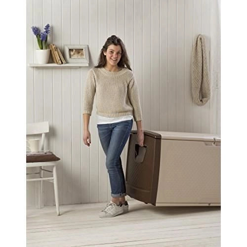 Bama Baule Contenitore Mettitutto Big 122x56x63h Lt. 350 Cacao