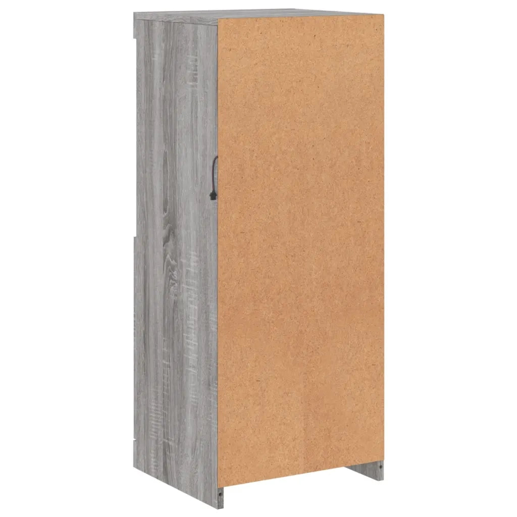 Credenza | Madia | Buffet da pranzo | Armadio da pranzo con Luci LED Grigio Sonoma 41x37x100 cm