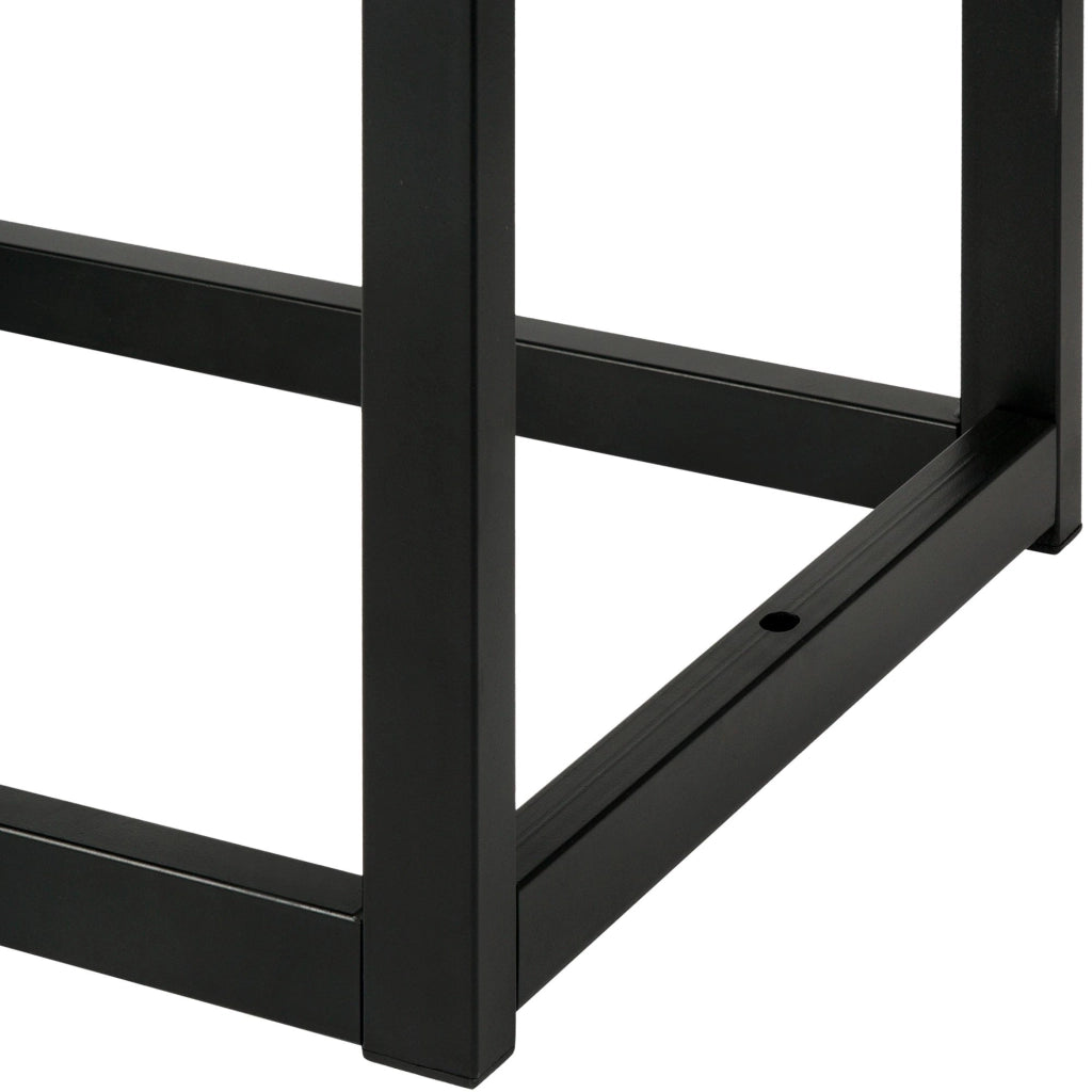 Panca Polson Velluto Nero 150 cm 4