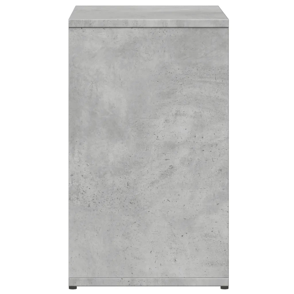 Tavolini 2pz Grigio Cemento 50x30x50 cm in Legno Multistrato 840562
