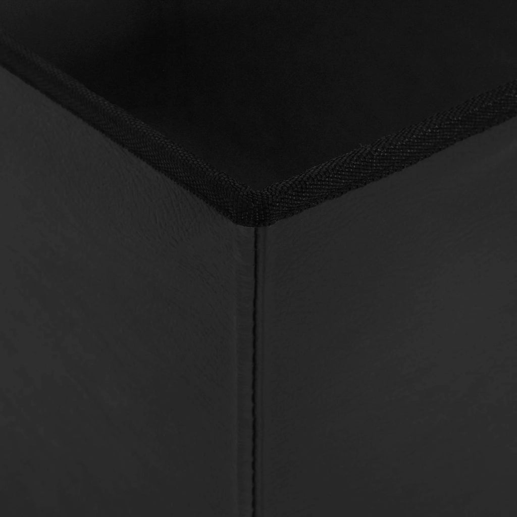 Panchina di stoccaggio pieghevole Nero PVC 42045233