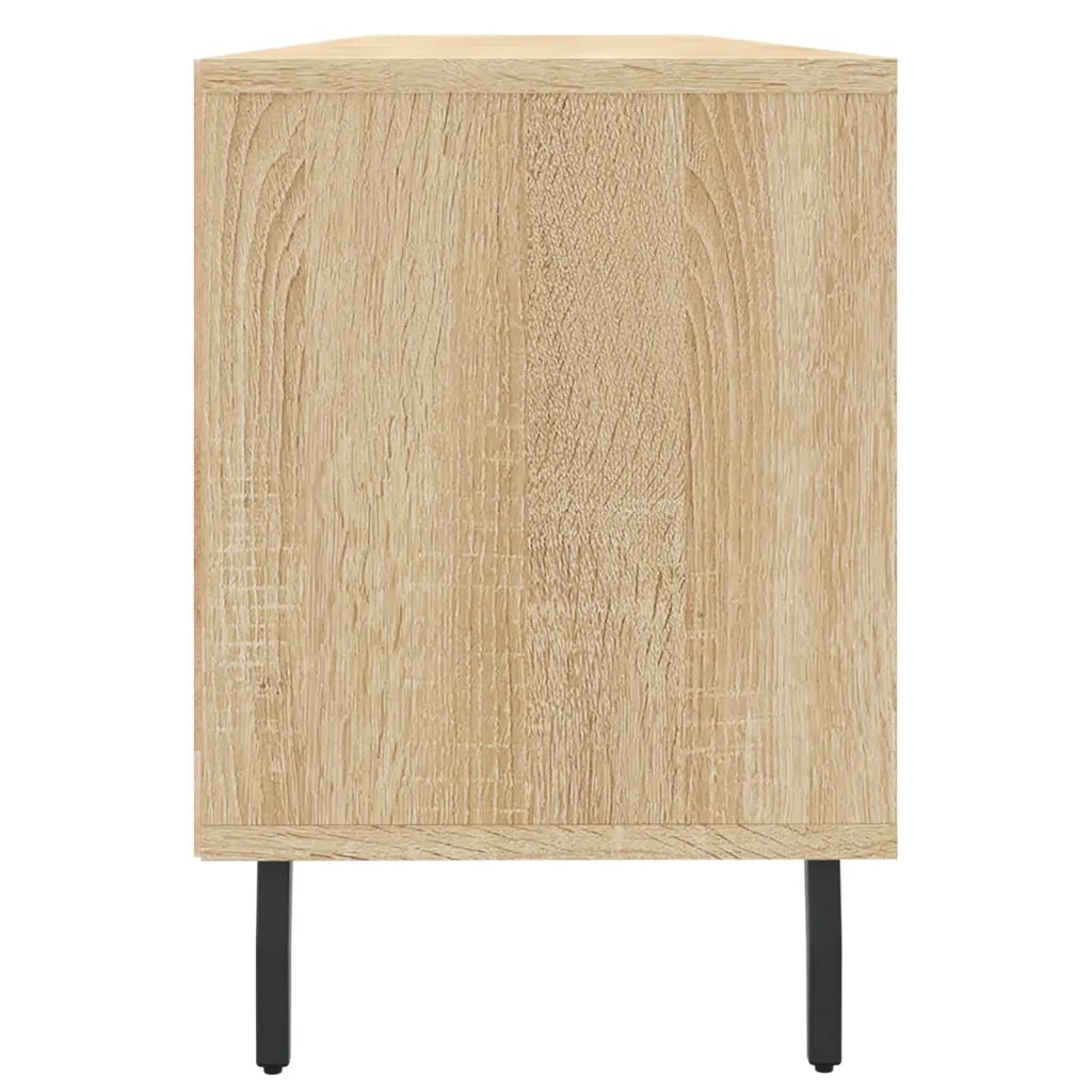 Mobile Porta TV Rovere Sonoma 150x30x44,5 cm Legno Multistrato