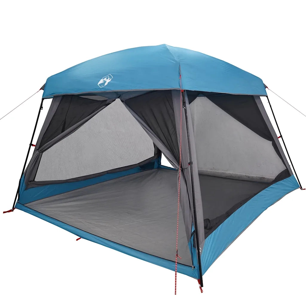 Tenda Familiare Cabina per 6 Persone-Tenda da campeggio Blu Impermeabile 142643