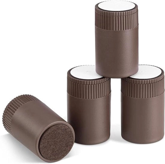 Set di Alzamento Mobili da 4 pezzi - Braccio Regolabile - 95-105 cm - Autoadesivo - Dimensione L