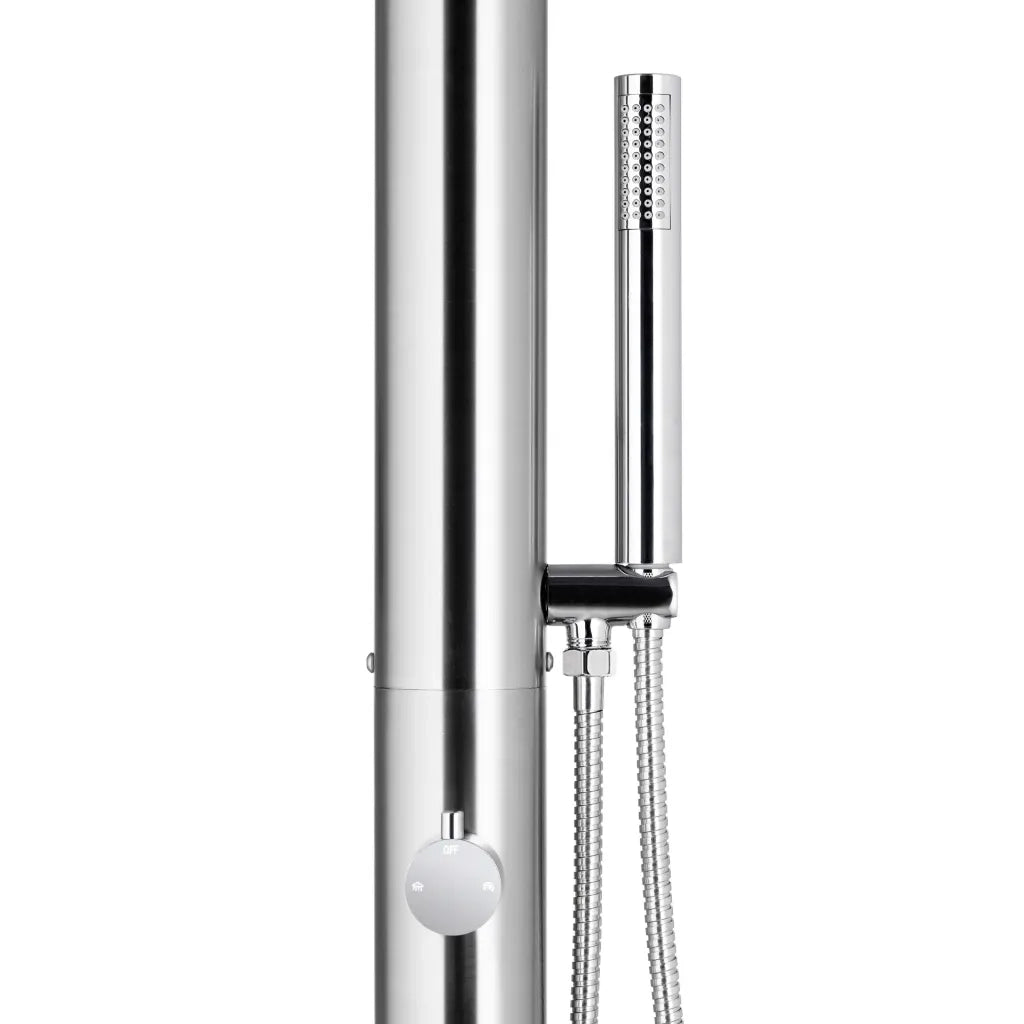 Doccia da Giardino 220 cm in Acciaio Inossidabile CFW7685109