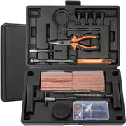 Kit di riparazione pneumatici - 100 pezzi, Kit di riparazione pneumatici completo per pneumatici a camera, Kit di riparazione pneumatici, Kit di adesivo per pneumatici per auto, camion, furgone, rimorchi, camper, moto e altro.