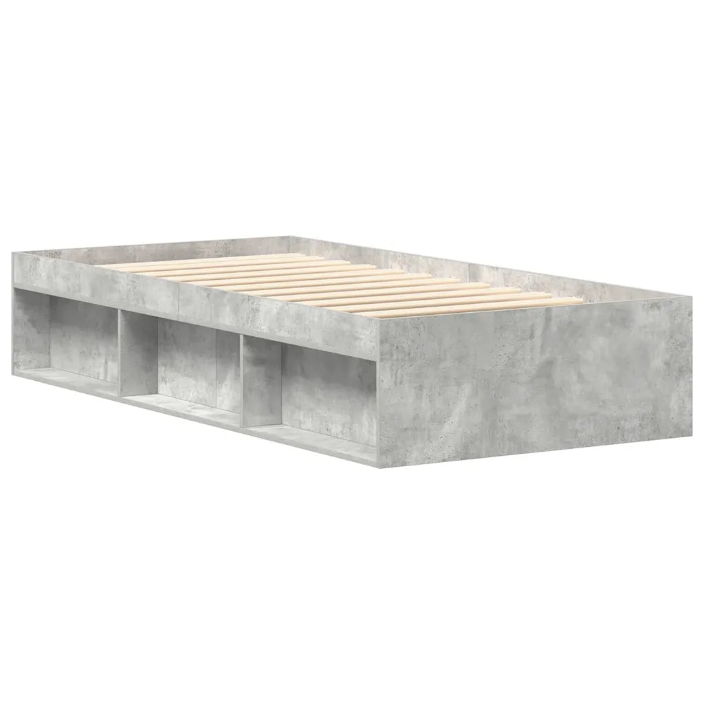 Giroletto-Struttura Letto Grigio Cemento 90x190 cm