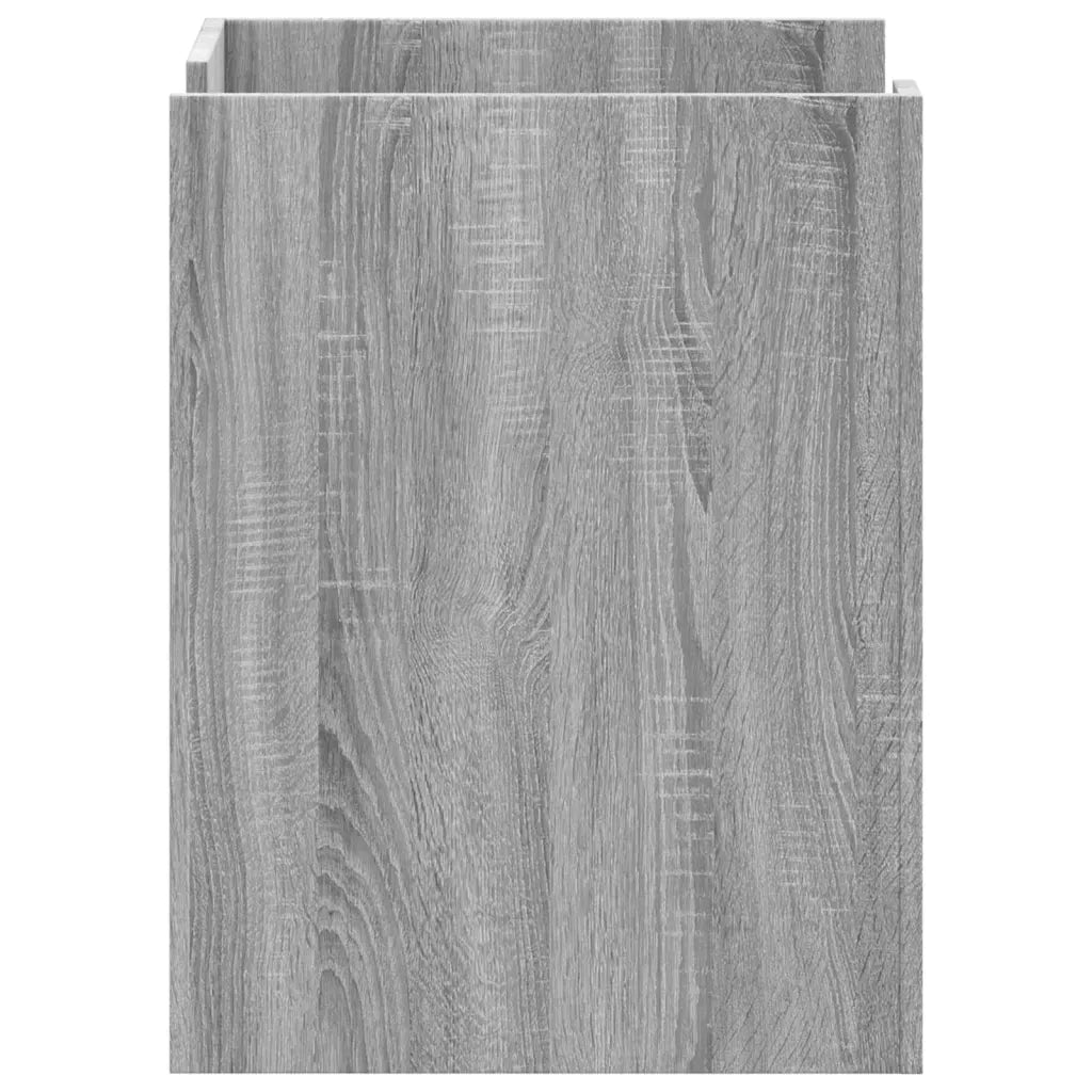 Comodino Grigio Sonoma 45x50x65 cm in Legno Multistrato 848309