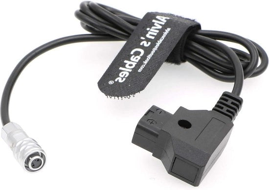 Cavo alimentazione D-Tap per Blackmagic Pocket Cinema Camera 4K - Montaggio oro V-Mount batteria - Weipu 2-pins a P-Tap 43CM