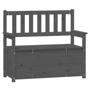 Panca 112,5 x 51,5 x 96,5 cm legno di pino massiccio grigio 02_0010645