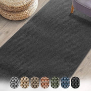 Tappeto in Sisal-Look Duraturo - Antracite, 66 x 250 cm, Varie Colori e Dimensioni