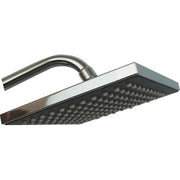 SOFFIONE DOCCIA + SNODO QUADRO  ABS CROMATO 1/2F MM 200X200
