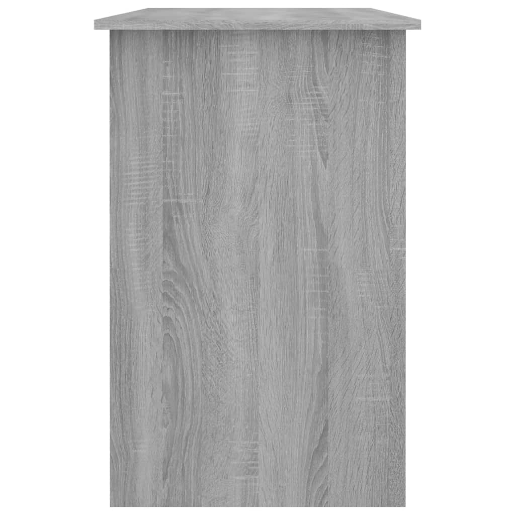 Scrivania Sonoma postazione computer mobile per computer scrivania da studio 100 x 50 x 76 cm legno ingegnerizzato grigio 02_0023939