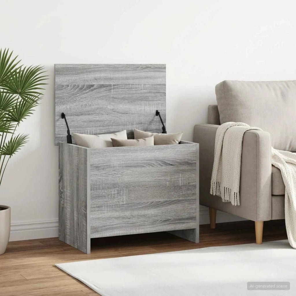 Cassa di stoccaggio Sonoma grigio 60 x 40 x 50 cm 8011256