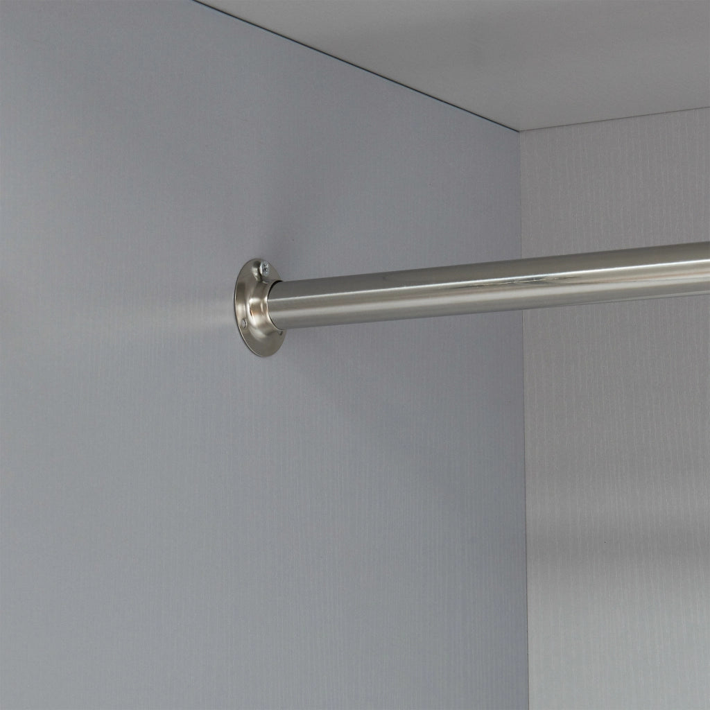 Armadio Guardaroba Eiselfing con 4 Scomparti 176 x 120 x 52 cm Grigio [en.casa]