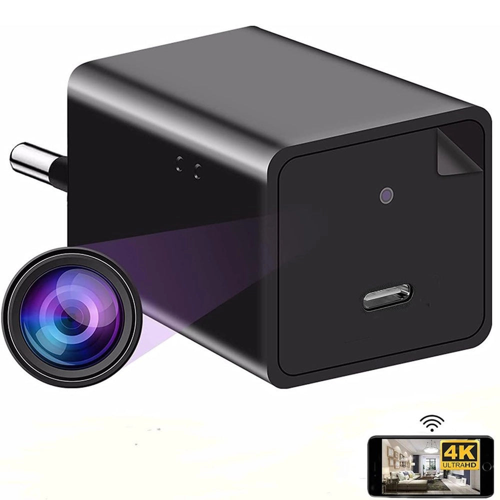 Trade Shop - Telecamera Nascosta Spycam Caricatore Batteria Smartphone Adattatore Usb 32gb Hd -