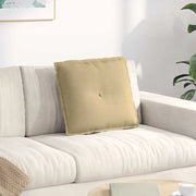 Cuscino per Schiena Grigio Verde 50 x 45 cm Tessuto in Cords 42014654