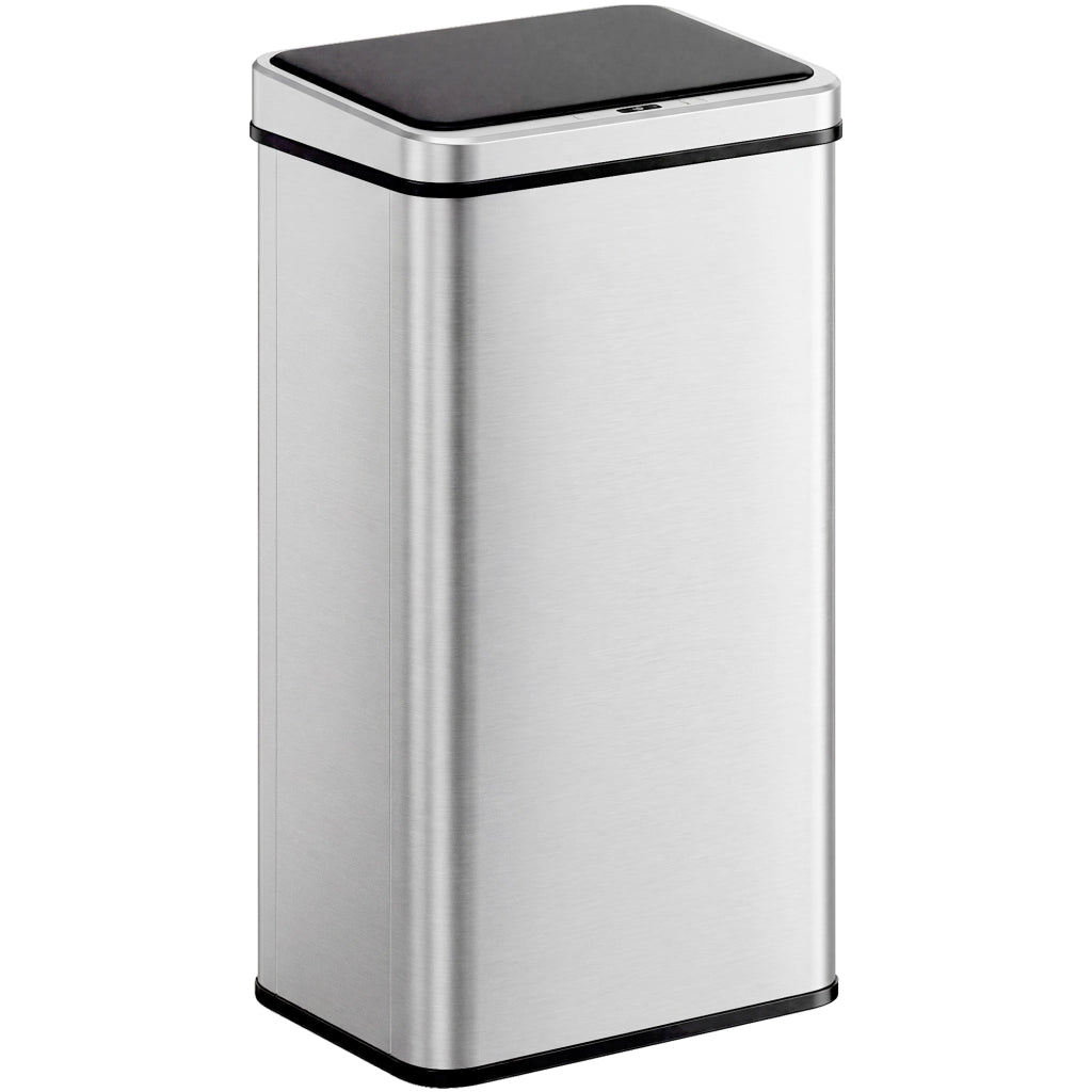 Cestino Automatico 50L ¨C zephmum ¨C Acciaio Inossidabile 35.5x26x67 cm Argento