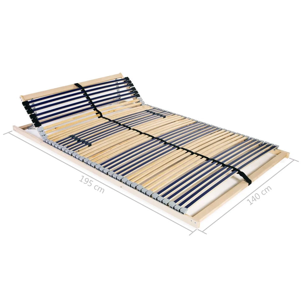 Rete a Doghe 7 Zone senza Materasso con 42 Doghe-Struttura Letto a Doghe 140x200 cm 152448