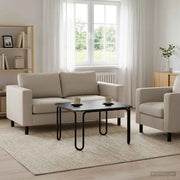 Tavolino da salotto Nero 79,5 x 79,5 x 45 cm 8007730