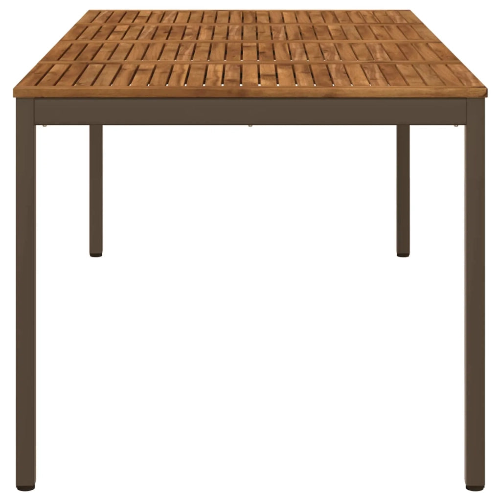 Tavolo da cena da giardino Naturale e Caffè 196 x 100,5 x 75 cm 3394421