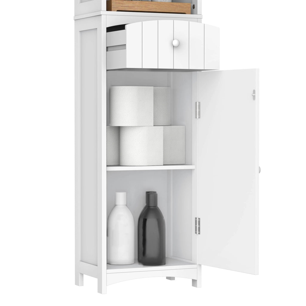 Colonna Mobile Bagno ¨C zephmum ¨C Bianco 34x24x170 cm