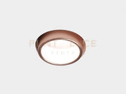 RHODIA Incasso Faretto Cob 1 Luce rame Dimmer Triac a LED 7W 3000K 614lm d.10cm