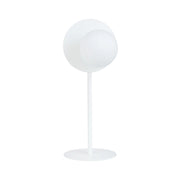 Lampada da tavolo Oslo bianca vetro opale E14 Emibig