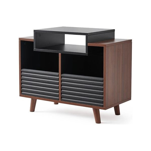 Mobile hi fi norstone norosvi80abswn oslo 800 black e walnut