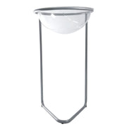 Espositore con sfera in plexiglass struttura in metallo